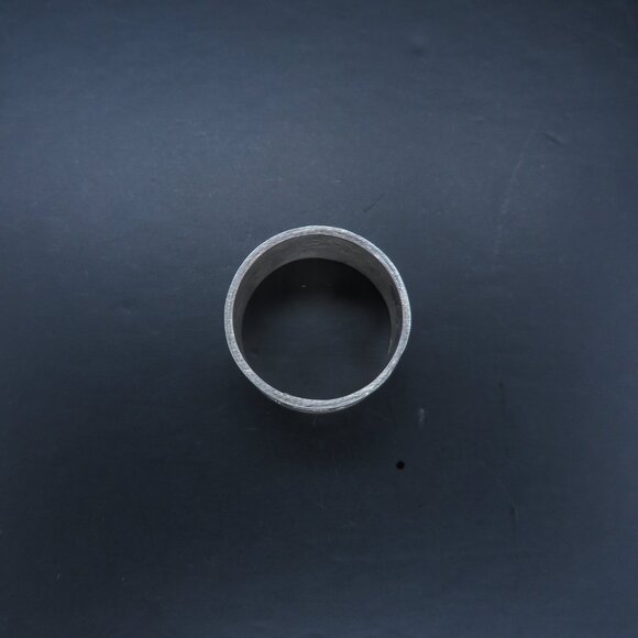Sterling Silver Two Toned Ring Band - Picture 3 of 10